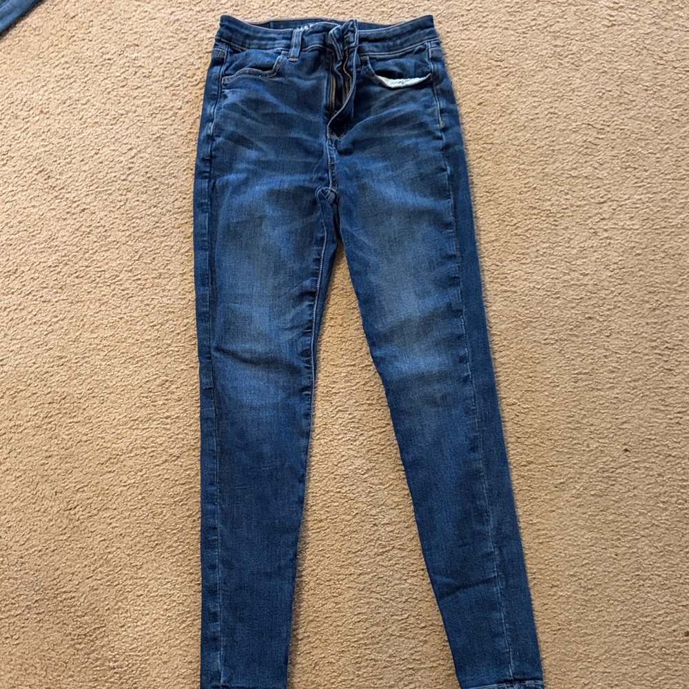 American Eagle Outfitters Dark Blue Skinny Jeans